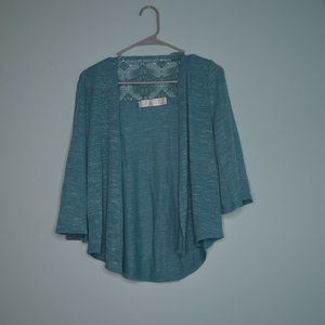 Time and Tru Blue Cardigan